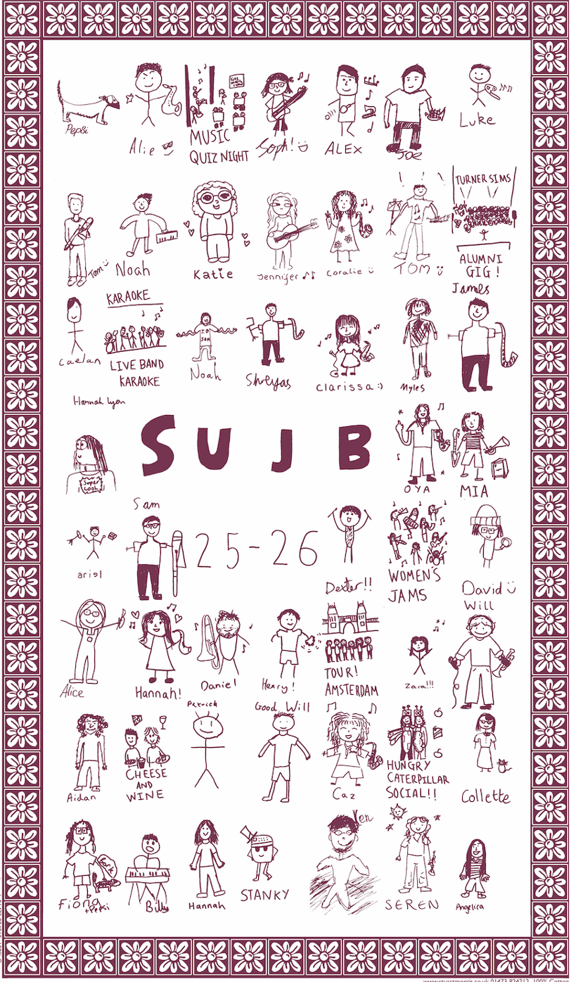 Jazz Band Tea Towel!!